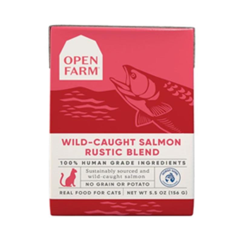 Open Farm Wild-Caught Salmon Rustic Blend Wet Cat Food 5.5 oz