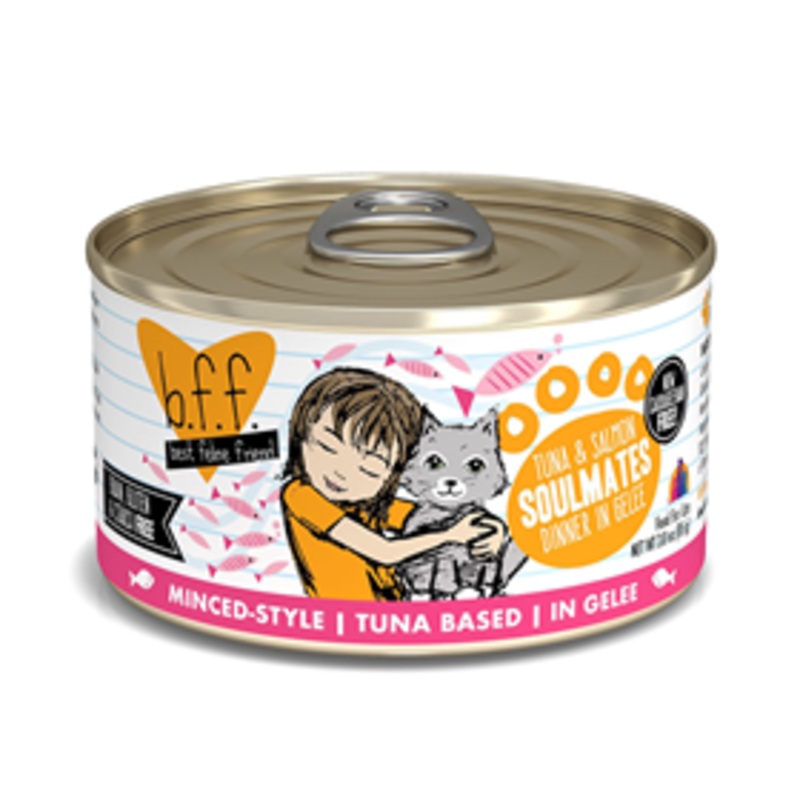 WERUVA b.f.f. Tuna & Salmon Soulmates Dinner in Gele Cat Food