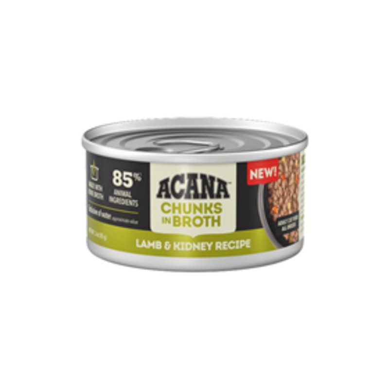 ACANA Chunks in Broth Lamb & Kidney Recipe for Cats 3oz.