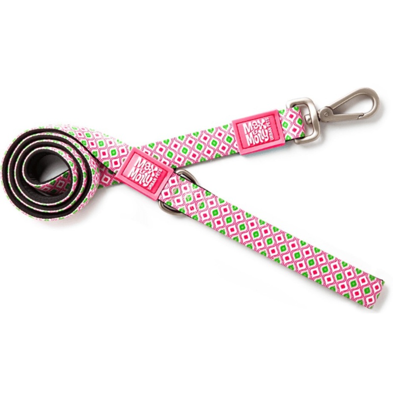 Max & Molly Short Leash Retro Pink M