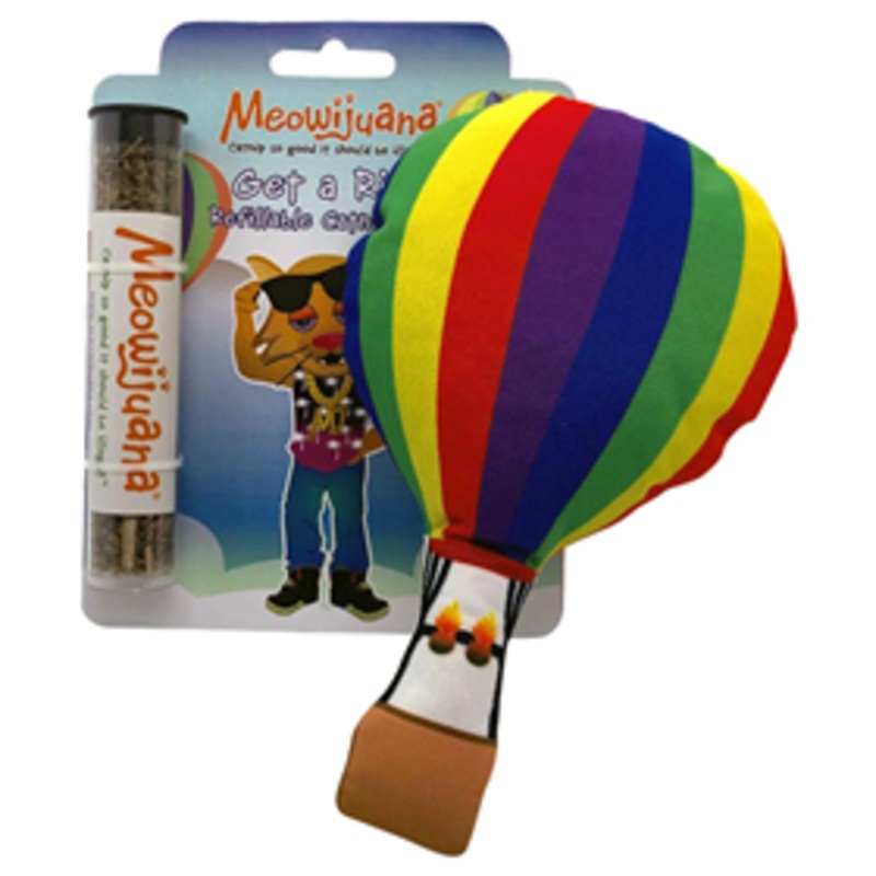 Meowijuana Get a Rise Balloon Refillable Catnip Toy