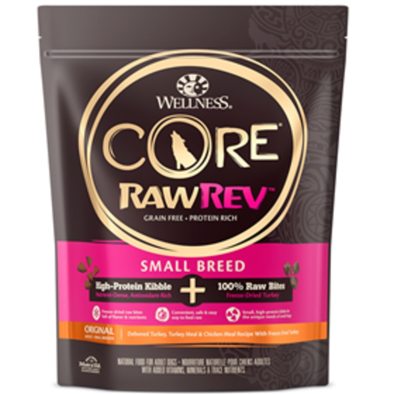 Wellness CORE RawRev Small Breed + 100% Raw Turkey Dog Food