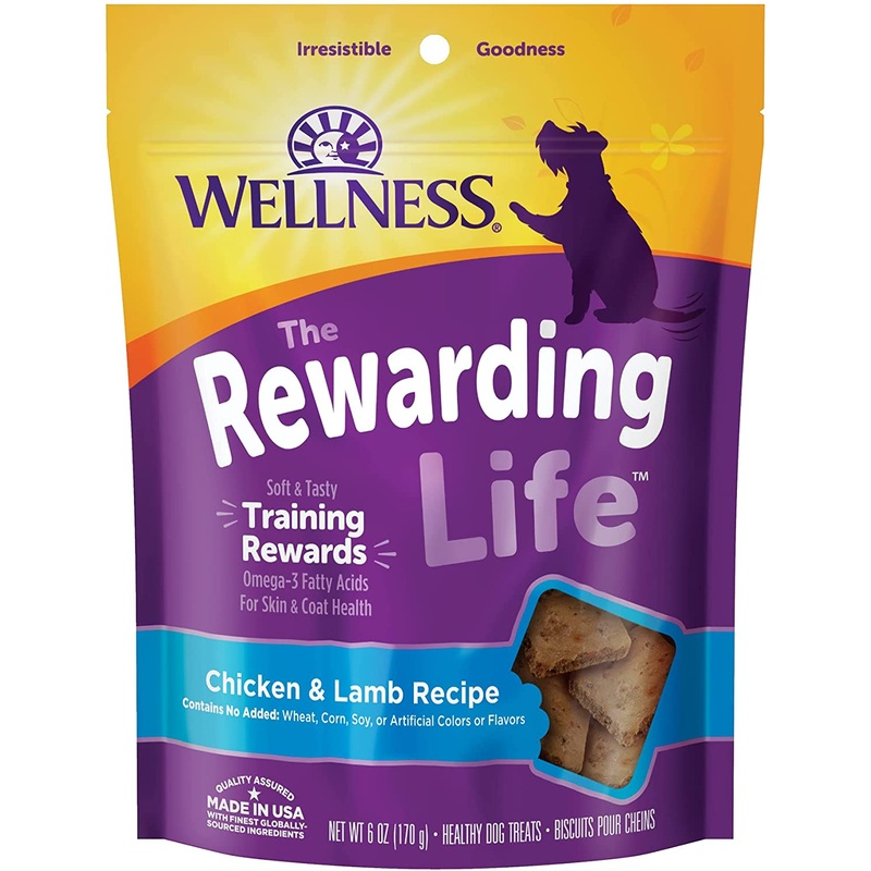 Wellness Natural Grain Free Wellbites Chicken and Lamb Recipe Dog Treats