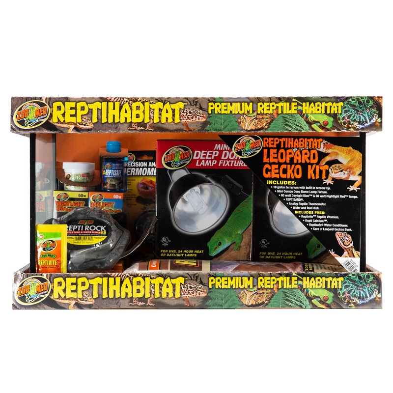 Zoo Med ReptiHabitat Terrarium Kit – Leopard Gecko 10 Gallons