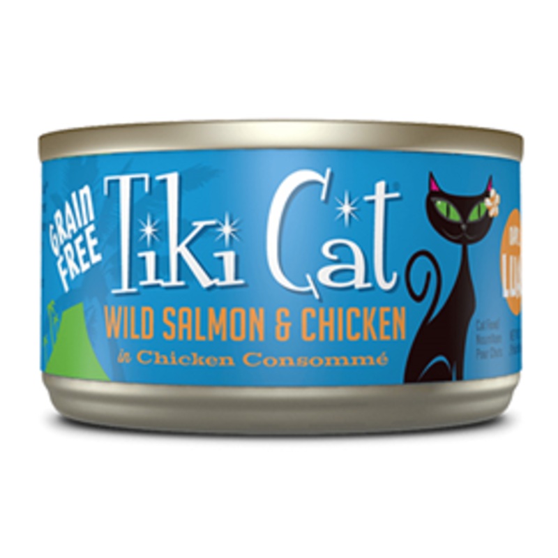 Tiki Cat Napili Luau Wild Salmon & Chicken Grain Free 2.8 oz.