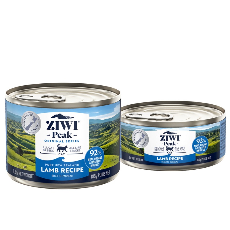 Ziwi Peak Lamb Wet Cat Food|85g Single Can|185g Single Can|185g x 12|85g x 24
