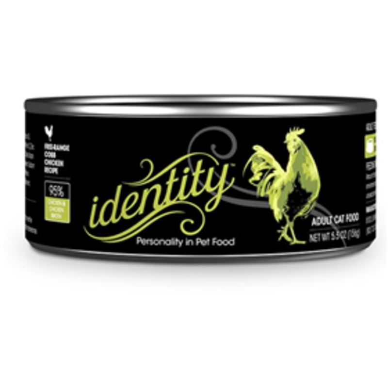 Identity 95% Free-Range Cobb Chicken Recipe Adult Cat Food 5.5 oz.