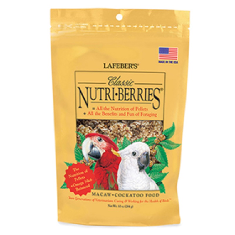 Lafeber’s Classic Macaw – Cockatoo Nutri Berries 10 oz.