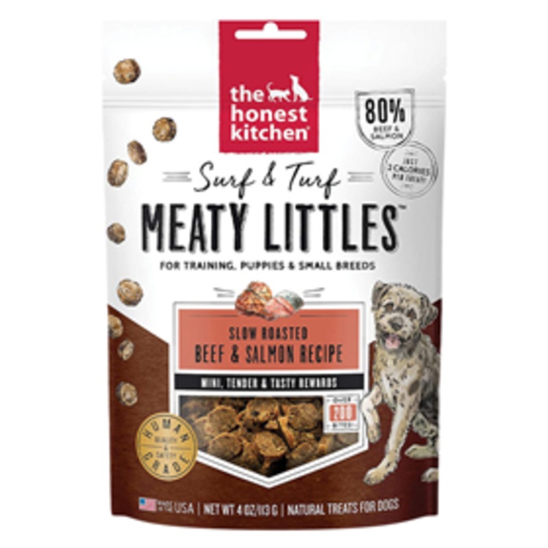 The Honest Kitchen Surf & Turf Meaty Littles Beef & Salmon Recipe 4 oz.