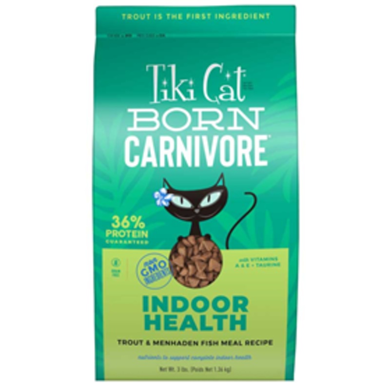 Tiki Cat Born Carnivore Indoor Health Trout & Menhaden 3lbs