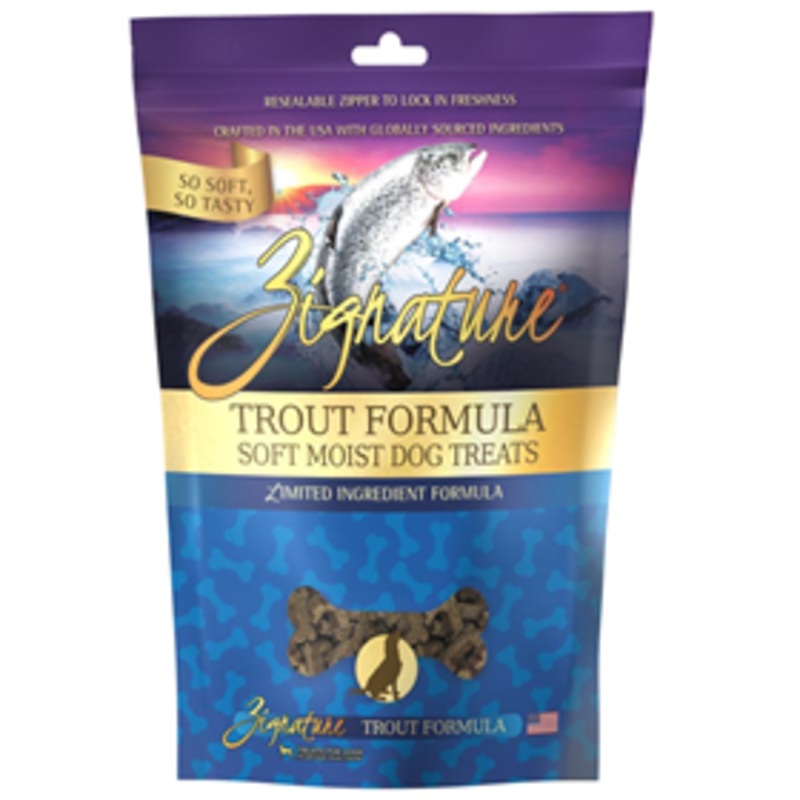 Zignature Trout Soft Moist Treat 4oz