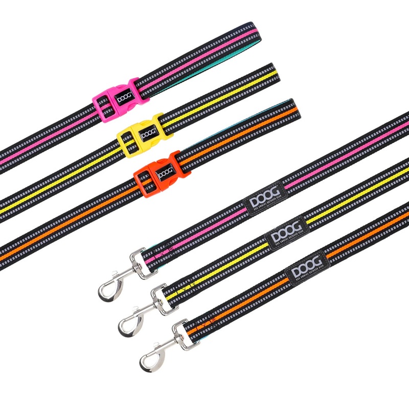 DOOG Neon High Vis Clip-it Lead