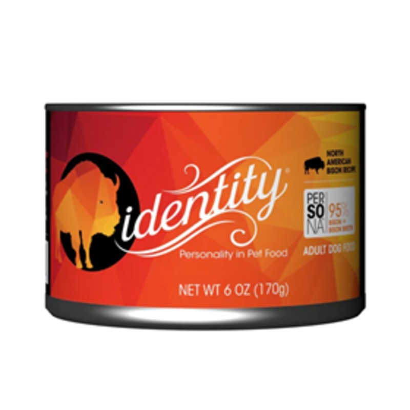 Identity Persona 95% North American Bison & Bison Broth Adult Dog Food 6 oz.