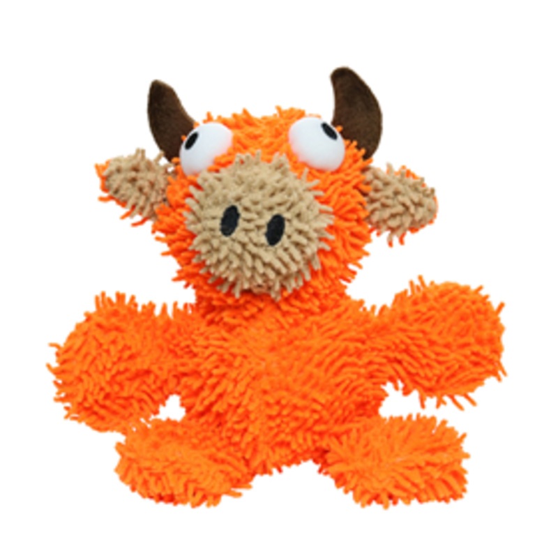 Mighty Jr Microfiber Ball Bull 6in. Orange