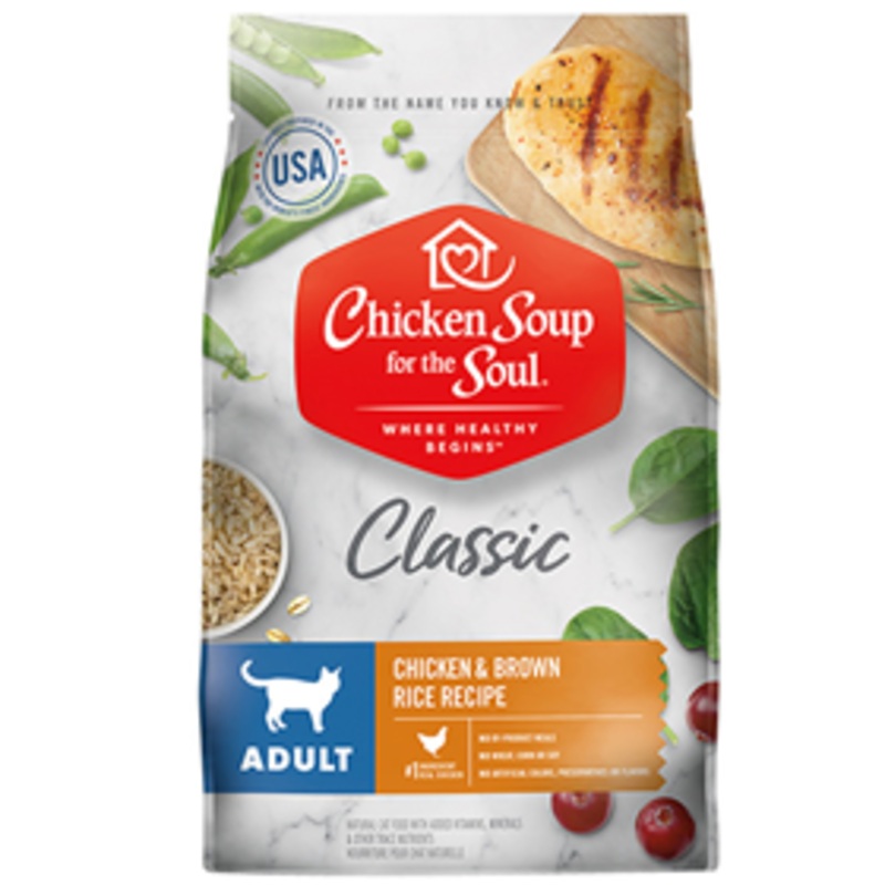 Chicken Soup for the Soul Adult Cat Chicken & Brown Rice Cat Food