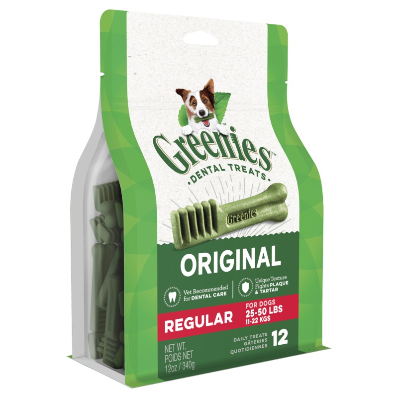 Greenies Dog Original Dental Health Treats for Regular Dogs