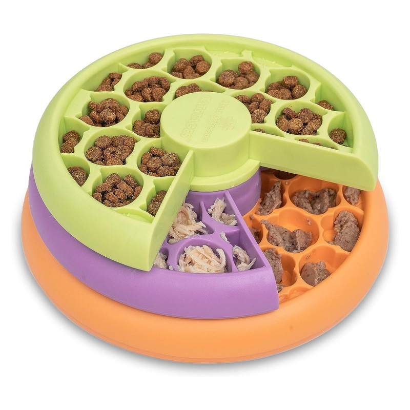 Nina Ottosson Kitty Lickin’ Layers Cat Puzzle & Feeder in One