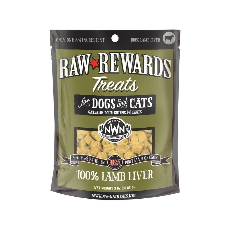 Northwest Naturals Freeze Dried Lamb Liver Treat 3oz