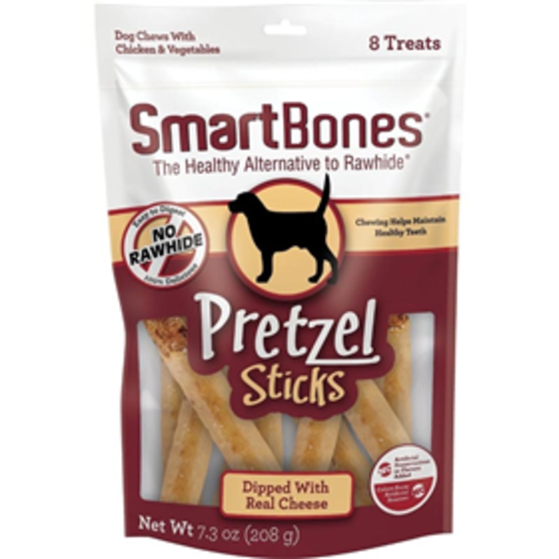 SmartBones Pretzel Sticks Dipped with Real Cheese