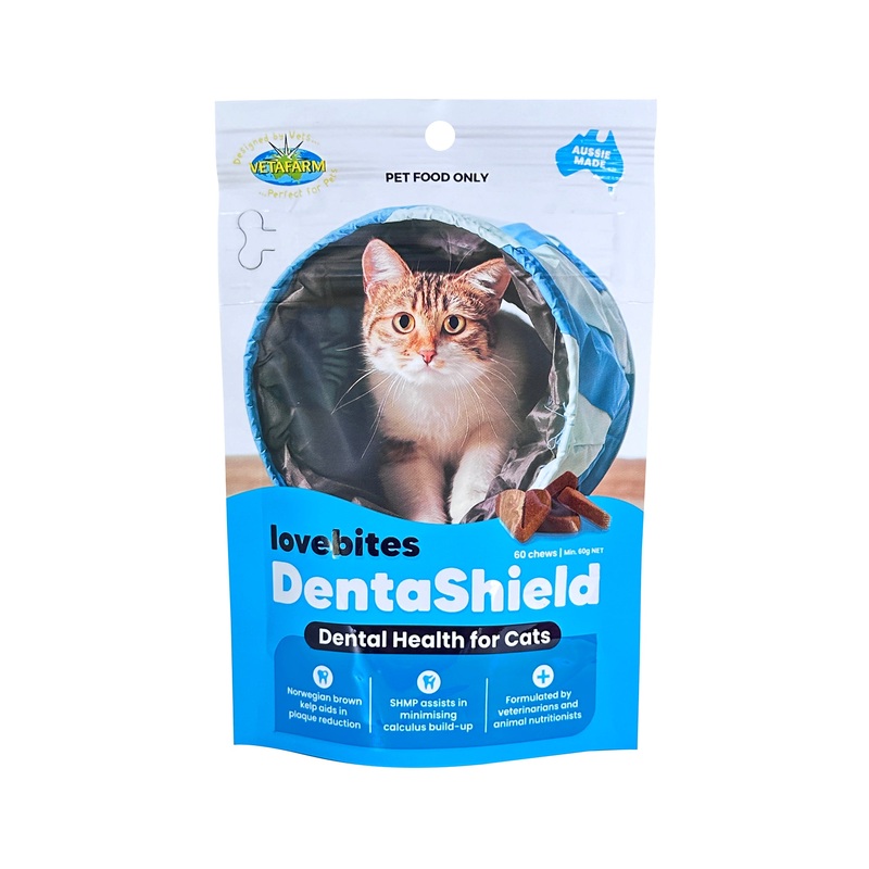 Lovebites DentaShield for Cats – 60 Chews