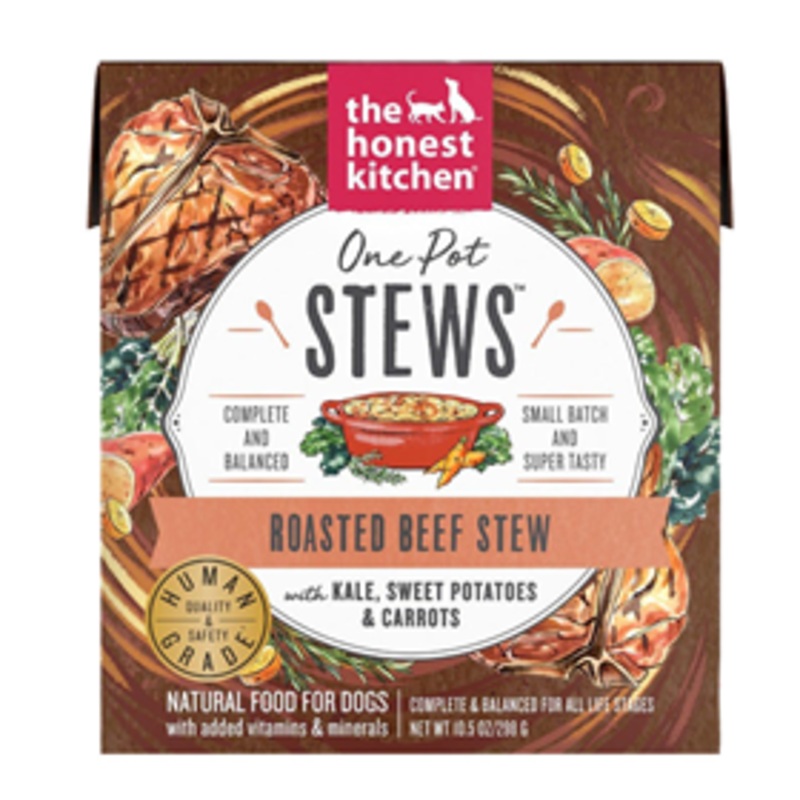 The Honest Kitchen One Pot Stew – Roasted Beef Stew with Kale, Sweet Potatoes & Carrots 10.5 oz.