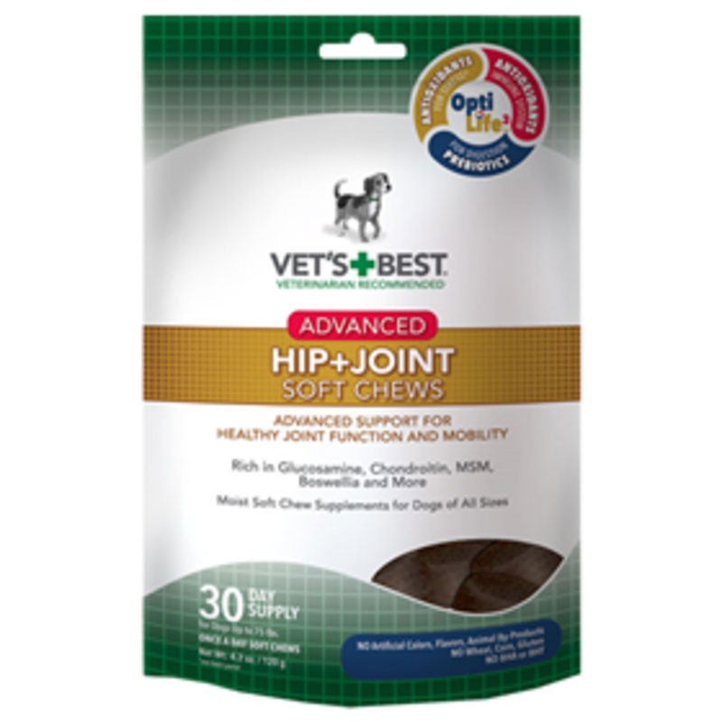 Vet’s + Best Advanced Hip + Joint Soft Chews 30 ct.