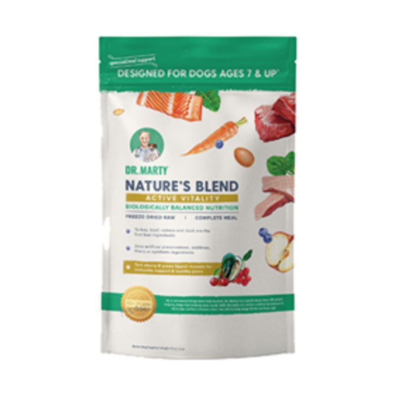 Dr. Marty Nature’s Blend Active Vitality Freeze-Dried Raw Complete Meal 16 oz.