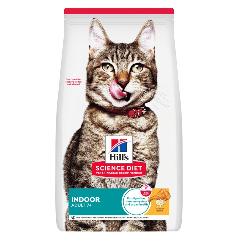 Hill’s Science Diet Adult 7+ Senior Indoor Dry Cat Food