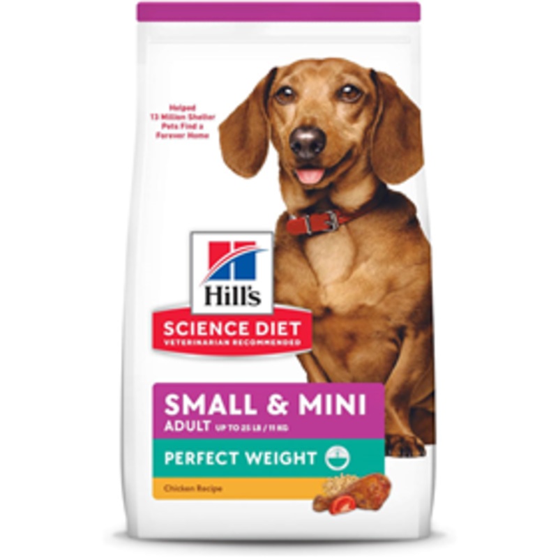 Hill’s Science Diet Perfect Weight Small & Mini Adult Chicken Recipe