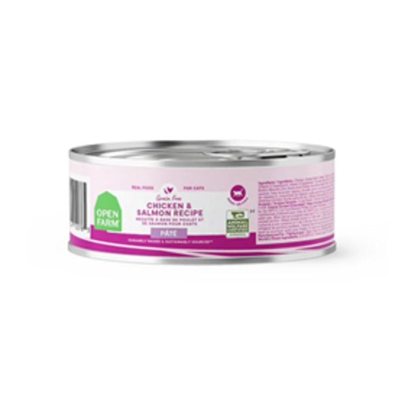 Open Farm Chicken & Salmon Pate Caned Cat Food, 2.8oz