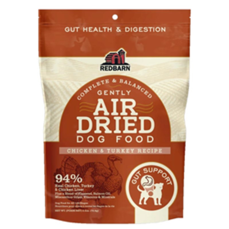 Redbarn Air Dried Dog Food Gut Health & Digestion Chicken & Turkey Recipe