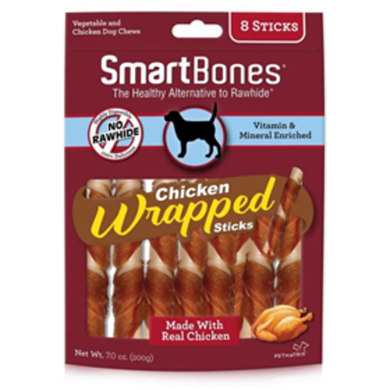 SmartBones Chicken Wrapped Sticks with Vegetable 8pk