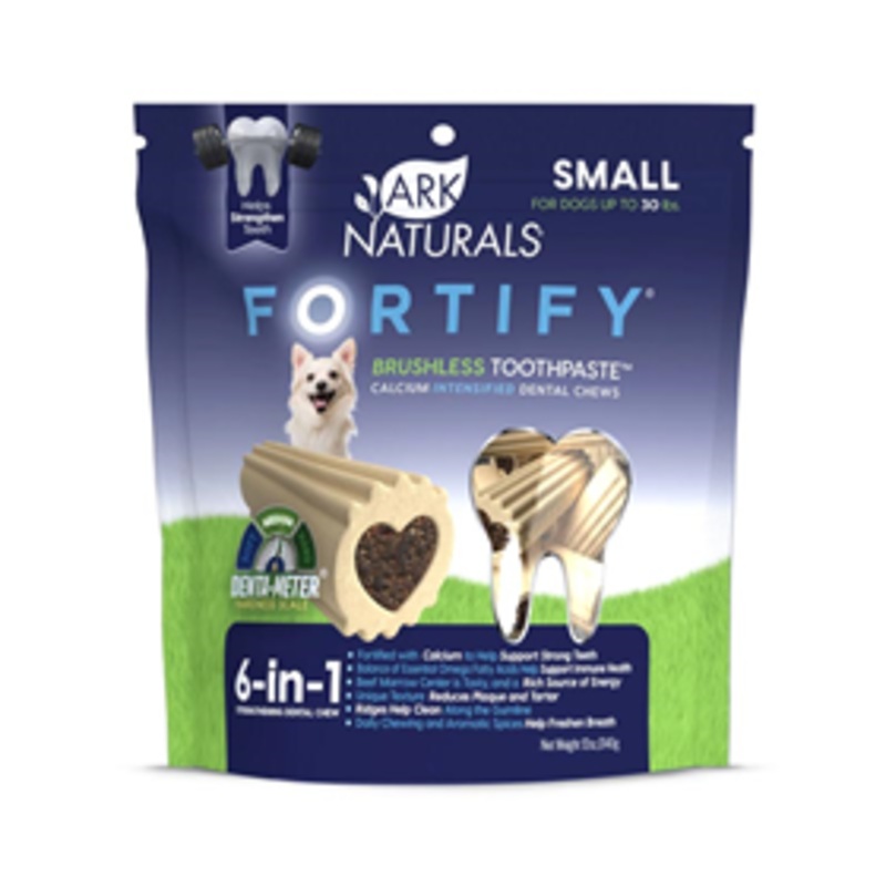 Ark Naturals Fortify Brushless Toothpaste 6-in-1 Dental Chew for Dogs