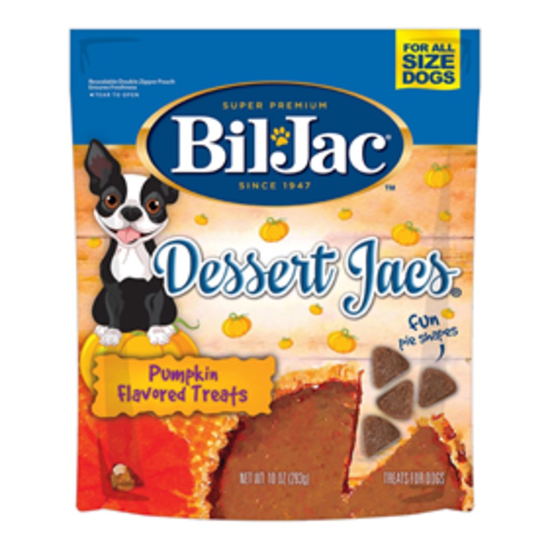 Bil-Jac Dessert Jacs Pumpkin Flavored Treats 10 oz.