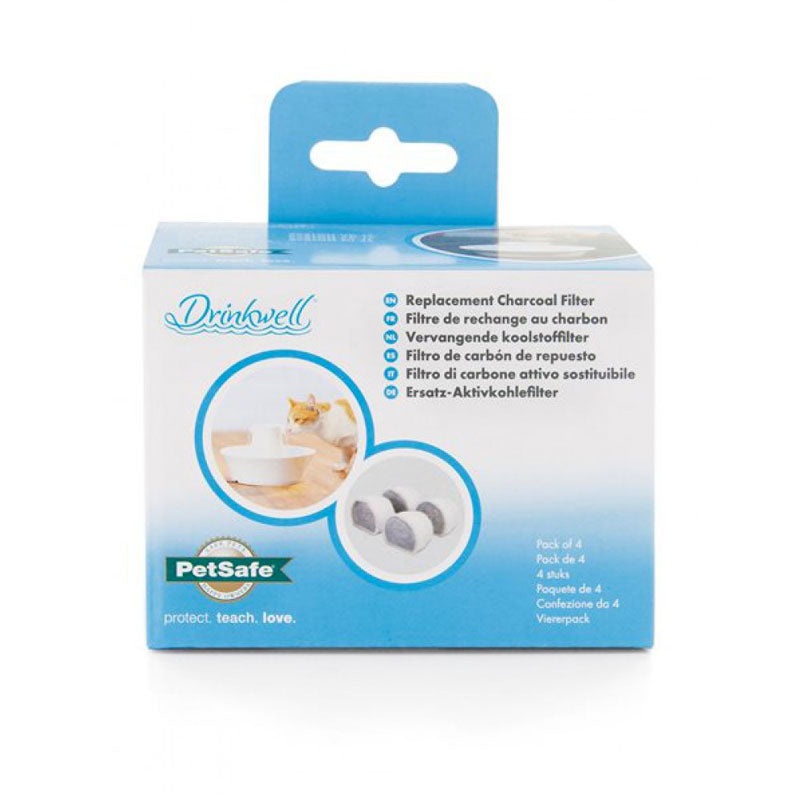 Drinkwell Replacement Charcoal Filters – 4 Pack