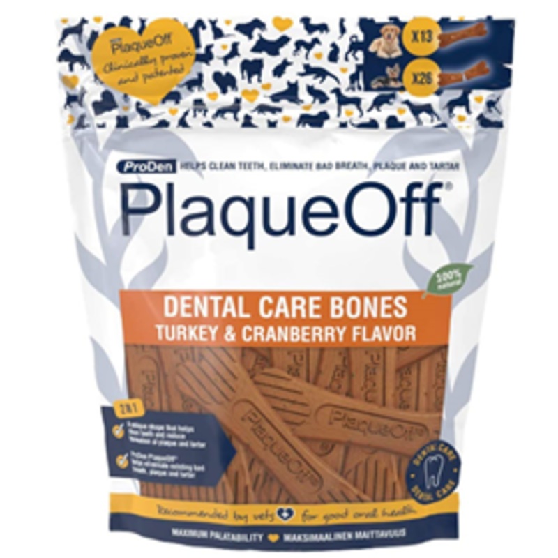 ProDen PlaqueOff Turkey and Cranberry Dental Bone 17oz
