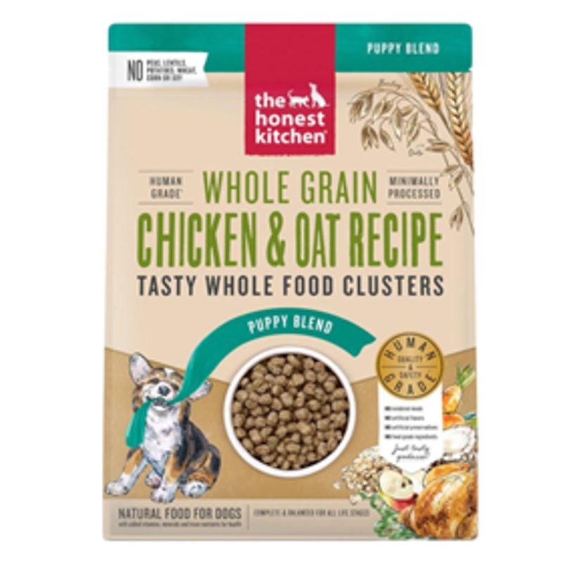 The Honest Kitchen Whole Grain Whole Food Clusters Chicken & Oats Recipe for Puppies