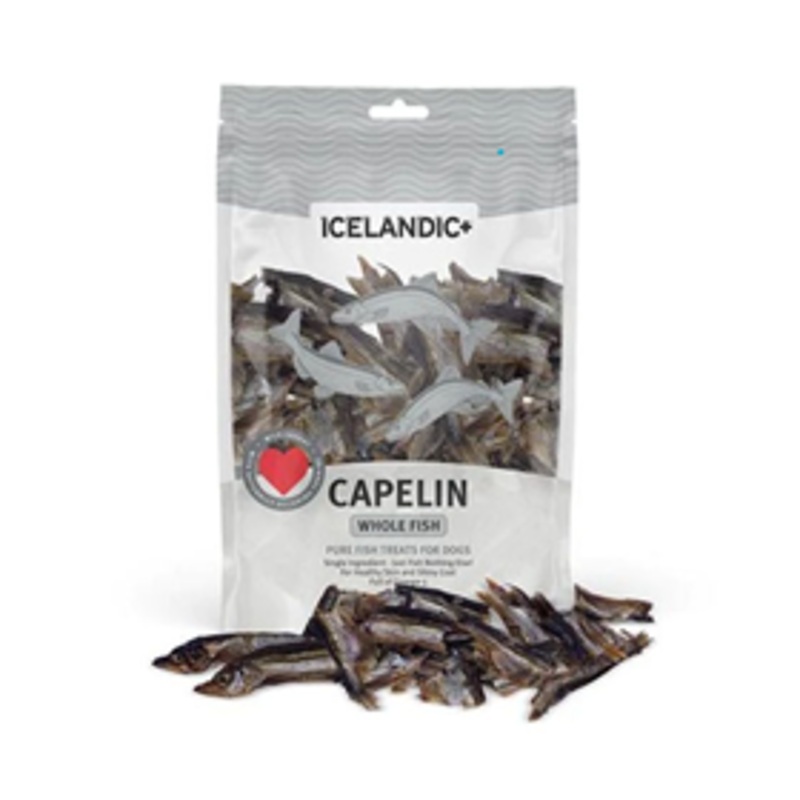 Icelandic+ Capelin Whole Fish & Pieces Dog Treats 12oz