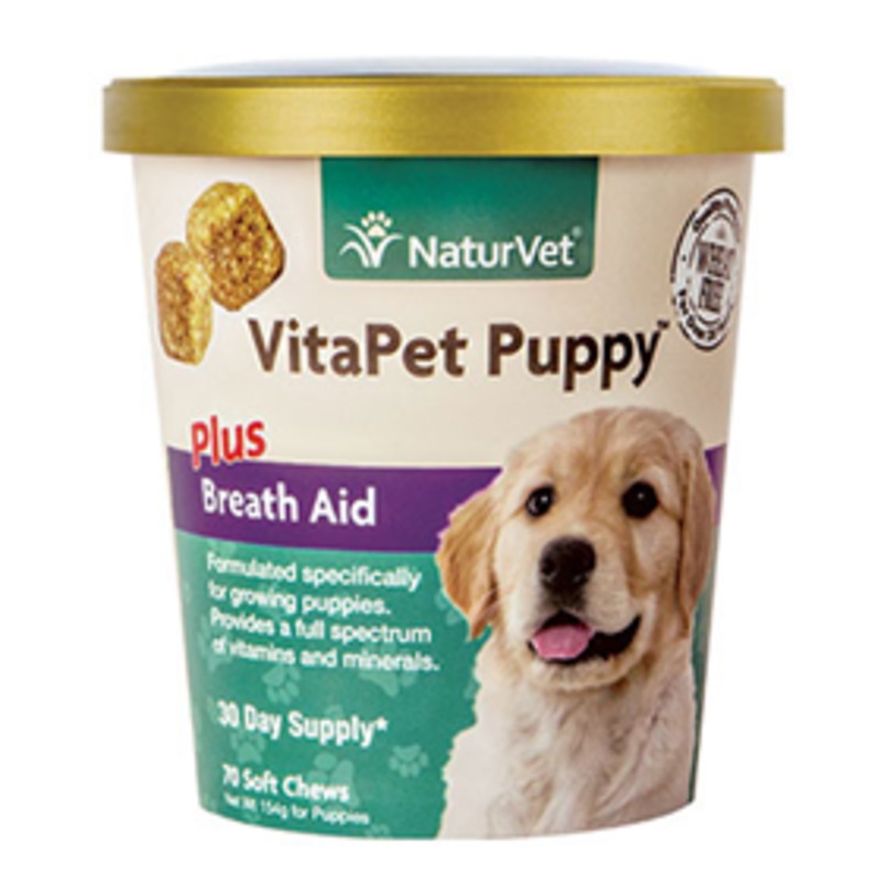 NaturVet VitaPet Puppy Daily Vitamins Soft Chews 70ct