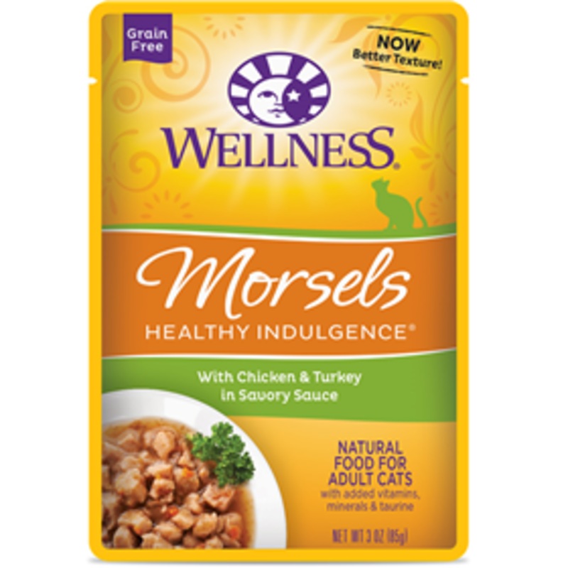 Wellness Healthy Indulgence Morsels Chicken & Turkey In Savory Sauce 3 oz.