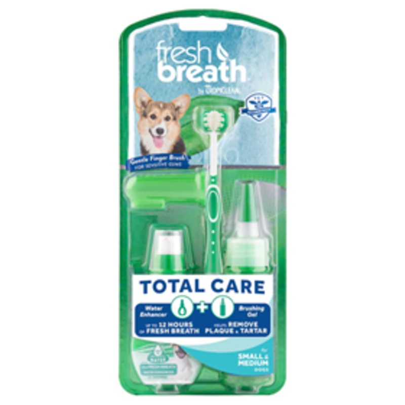 Fresh Breath by TropiClean Total Care Kit for Small & Medium Dogs