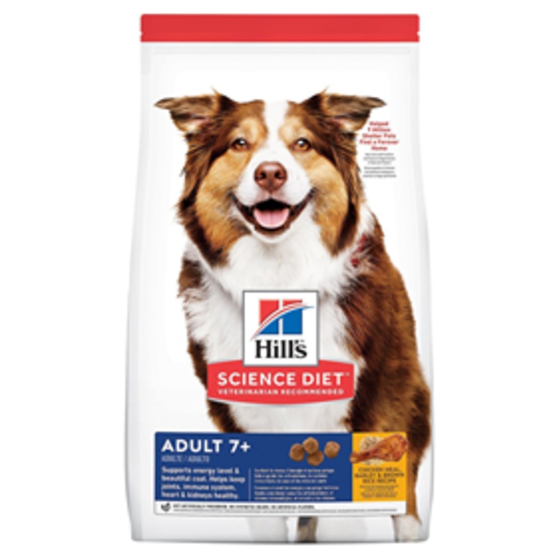 Hills Science Diet Adult 7+ Chicken Meal, Barley & Brown Rice Dog Food