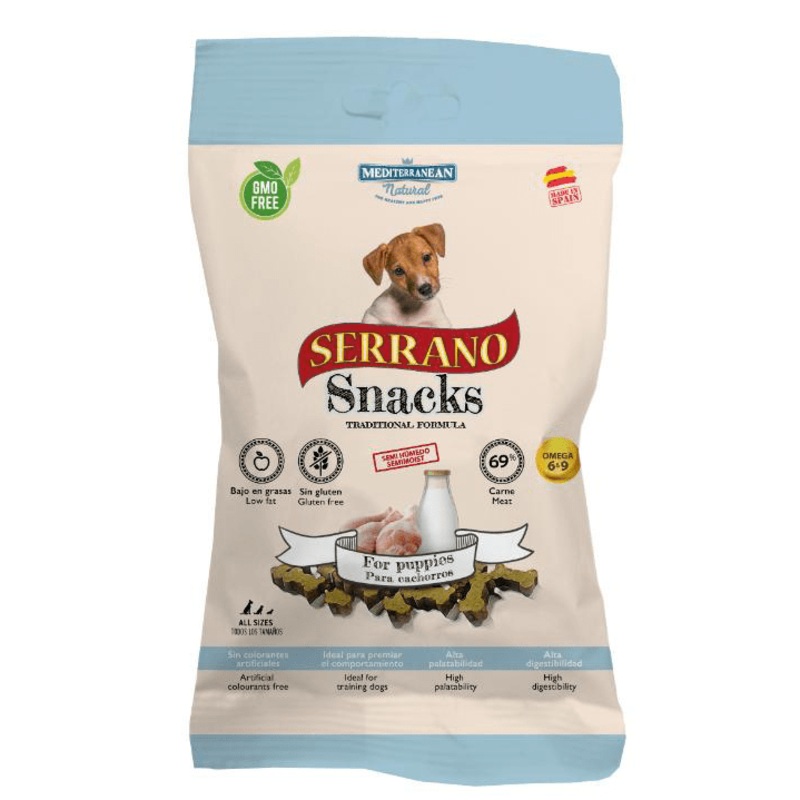 Serrano Ham Bites Puppies – Calcium 100gr