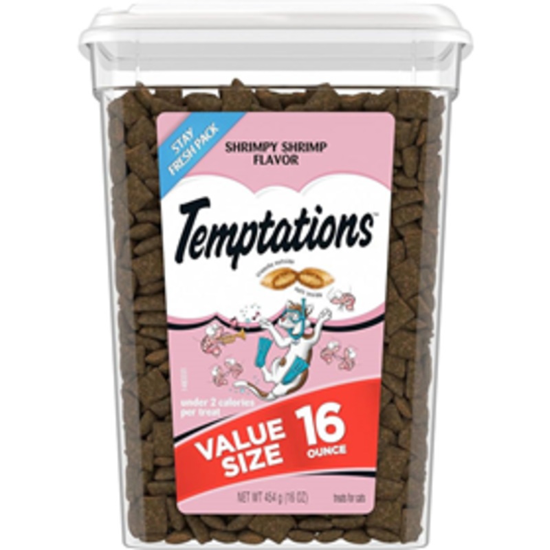 Temptations Shrimpy Shrmp Flavor Cat Treats 16oz