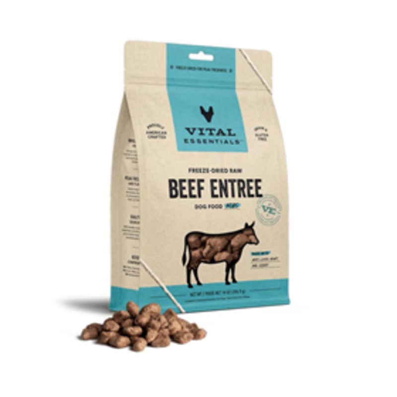 Vital Essentials Freeze-Dried Raw Beef Entree Dog Food Nibs