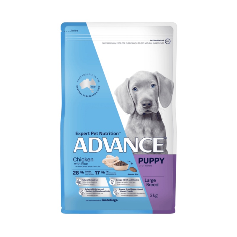 Advance Chicken & Rice Puppy Plus Growth Large Breed Dry Food