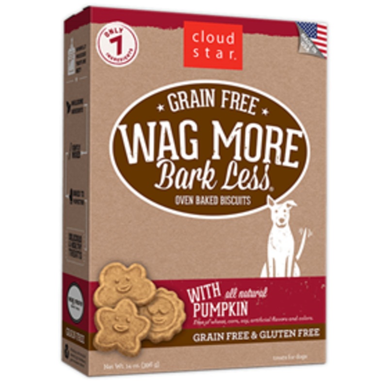 CloudStar GF Pumpkin  Wag More Bark Less Biscuit 2.5Lbs.