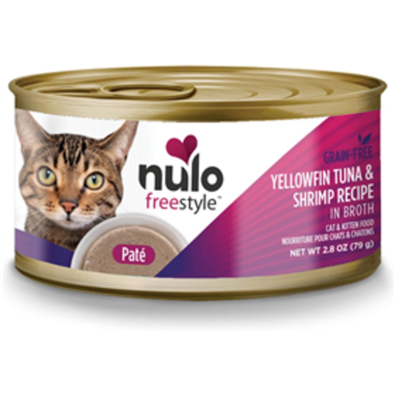 Nulo Freestyle Pate YellowfinTuna & Shrimp Recipe In Broth 2.8oz
