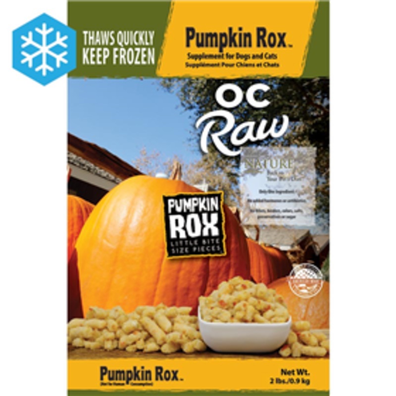 OC Raw Pumpkin Rox Supplement for Dogs & Cats 2 lbs