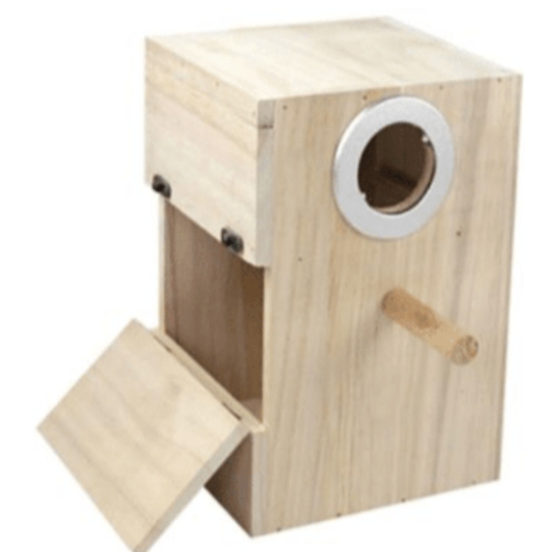 Parakeet Wooden Nest 13x13x25cm